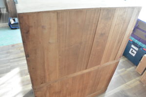 二つ重ねの桐たんすを小袖箪笥とTV台にアレンジ