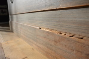 二つ重ねの桐たんすを小袖箪笥とTV台にアレンジ