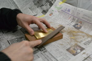 時代箪笥調の名刺ケース