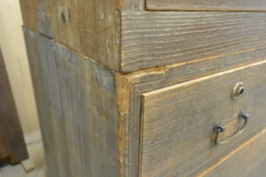 桐箪笥の復元、変形五ノ三