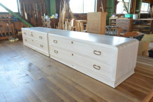 嫁入り箪笥をコンパクトな着物収納にアレンジ