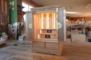 桐箪笥から仏壇に再生