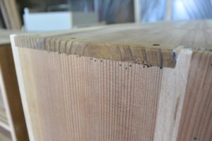 三つ重ね整理箪笥から北欧ビンテージ調チェスト二竿とTVボードに改造