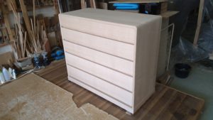 特注総桐小袖チェストの作製