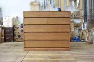 特注総桐小袖チェストの作製