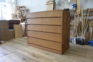 特注総桐小袖チェストの作製
