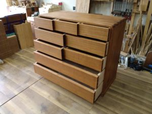特注総桐小袖チェストの作製