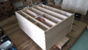 特注総桐小袖チェストの作製