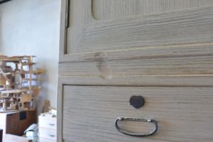 総桐三つ重ね二竿を塗装のみアレンジ