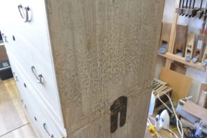 総桐三つ重ね二竿を塗装のみアレンジ