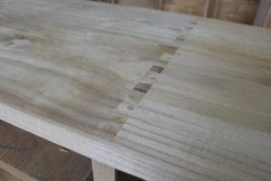 下三中洋の総桐箪笥をローテレビボードに改造