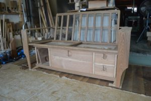 時代箪笥をソファとオットマンに改造